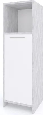 Produktbild von Vicco Midischrank Kiko, 30 x 95 cm, Beton/Weiß