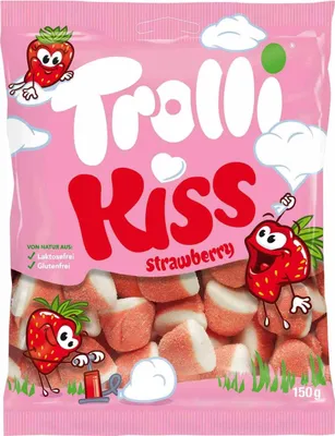 Produktbild von Trolli Strawberry Kiss 150g