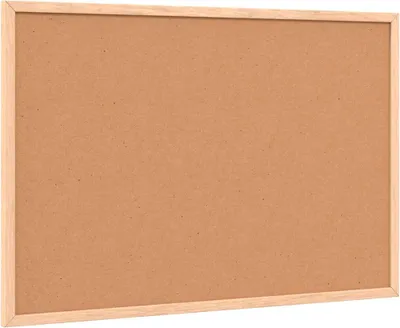 Obrázok produktu pre vidaXL Korková tabuľa s rámom z masívneho borovicového dreva 60 x 40 cm