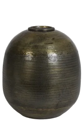 Produktbild von Light & Living - Vase Lezay - Antik Bronze - Ø48cm