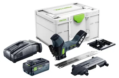 Produktbild von Festool ISC 240 EB-Basic Akku Dämmstoffsäge 18 V 240 mm + 1x Akku 8,0 Ah + Schnellladegerät + Systainer