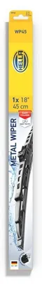 Produktbild von Hella 9XW, Scheibenwischerblatt, Schwarz, Gummi, 450 mm, Karton mit Aufhänger, 1 Stück(e)
