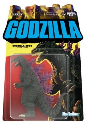 Image de Godzilla, figurine d'action Toho ReAction, Godzilla 2000, 10 cm