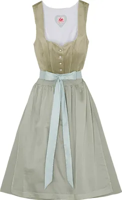 Produktbild von Spieth & Wensky Dirndl Düne Lange-Dirndl Kleid 2-teiliges Trachtenkleid, Farbe:Mintgrün, Größe:46/3XL