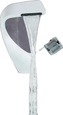 Produktbild von Waschbeckenarmatur, Kupfer, Weiß, Installationslochdurchmesser 3,5-4 cm, Produkthöhe 19,1 cm, Aufsatzmontage