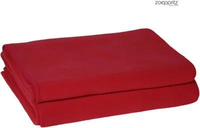Produktbild von Zoeppritz Trend Soft-Fleece geranium blanket 355 65% Polyester, 35% Viscose 110x160 103291 geranium 110x160 (103291 | 4051244573849)