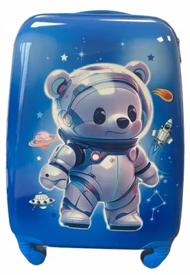 Produktbild von MPMAX Kosmos Kindertrolley Kinderkoffer Kabinenkoffer Astronaut