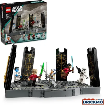 Immagine prodotto di LEGO Star Wars Ahsoka Tano's Duel on Peridea, set da costruire e giocare per bambini, 5 minifigure di personaggi, regalo di compleanno per ragazzi, ragazze e tutti i fan dagli 8 anni in su 75385