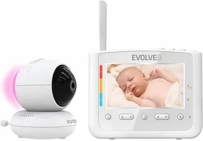 Produktbild von EVOLVEO BabyMonitor NL4, Babyphone mit Nachtlicht und drehbarer Kamera