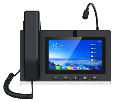 Zdjęcie produktu dla Fanvil A308I, IP Phone, Czarny, Zestaw słuchawkowy przewodowy, Android, In-band, Poza pasmem, SIP info, 20 linii