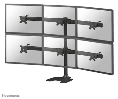 Obrázek produktu pro Neomounts FPMA-D700DD6, Volně stojící/průchodka, 8 kg, 25,4 cm (10"), 68,6 cm (27"), 100 x 100 mm, Černá