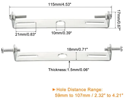 Produktbild von 2 Satz Deckenlichtplatte 115x18x17mm Beleuchtungshalterung fš¹r Kronleuchter im Haus Bš¹ro