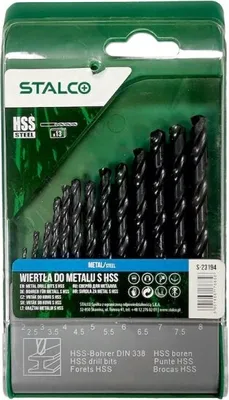Obrázek produktu pro S Sada vrtáků do kovu HSS 13elem. 2-8 mm