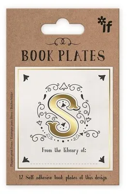 Produktbild von Aufkleberset „Buchstabe S“ – Exlibris