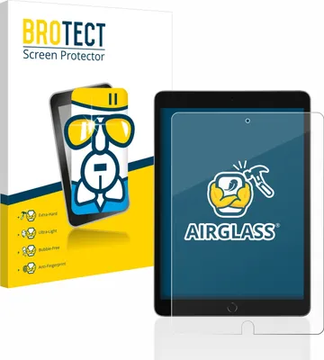 Produktbild von BROTECT Schutzglas für Apple iPad 10.2" WiFi 2021 / WiFi Cellular 2021 Schutzfolie Panzer Folie Glas Display Schutz klar