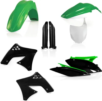 Obrázek produktu pro ACERBIS sada kapotáže 9 dílů zelená/černá pro KAWASAKI KX 250 F