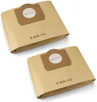 Obrázek produktu pro Balení 10 papírových filtračních sáčků do vysavače Kärcher 6.959-130.0 A 2201/2204/2504