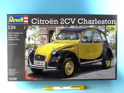 Image de Plastic ModelKit auto 07095 - Citroën 2CV (1:24)