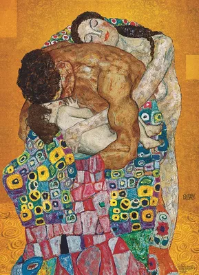 Produktbild von Eurographics Puzzle Gustav Klimt The Family 1000 Teile Kunstwerk