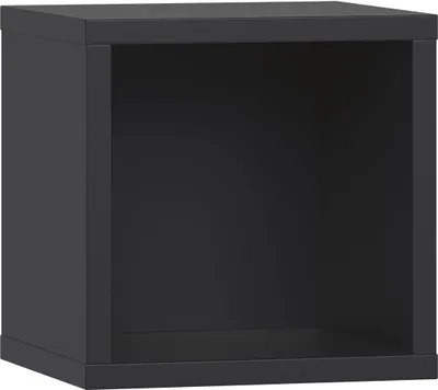 Produktbild von Hängeregal / Wandregal, Farbe: Schwarz - Abmessungen: 32 x 32 x 30 cm (H x B x T)