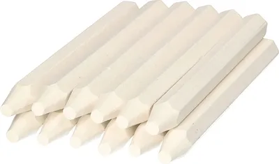 Produktbild von KOTARBAU® Zimmermannsbleistift zum Markieren von Holz 12 Stück Satz Weiß