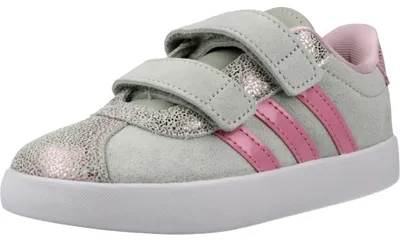 Produktbild von Adidas VL COURT 3.0 CF I Low-Top Kinder-Sneaker mit Klettverschluss in Grün