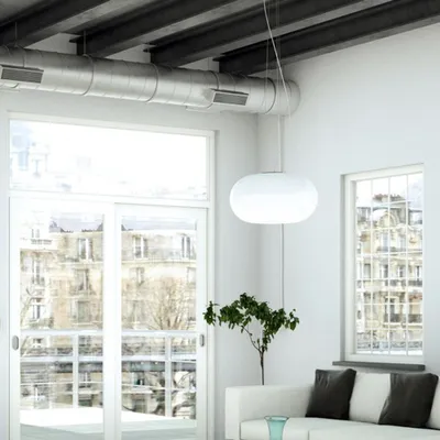 Produktbild von Eglo 86815 OPTICA E27 2-fach Hängeleuchte Ø445mm Weiss