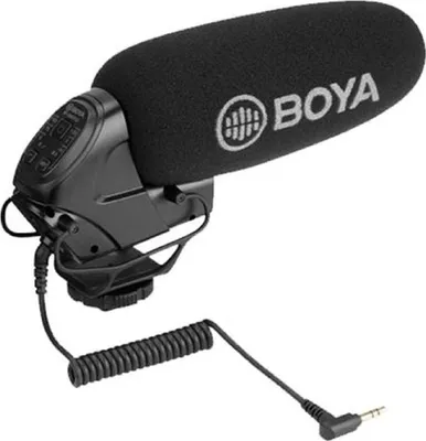 Zdjęcie produktu dla BOYA BY-BM3032 - Mikrofon do kamer cyfrowych - -30 dB - 20 - 20000 Hz - Superkardioidalny - Przewodowy - 3,5 mm (1/8") (BY-BM3032)