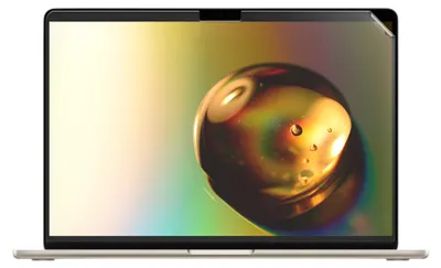 Produktbild von kwmobile Schutzfolie für Apple Macbook Air 13.6 M3 2024 A3113 / M2 A2681 Folie - Laptop Folie - Displayschutz matt - Displayschutzfolie Displayfolie