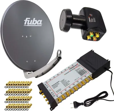Produktbild von PremiumX SAT Anlage Fuba DAA 780 A Antenne 5/16 Multischalter LNB F-Stecker