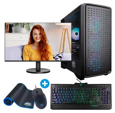 Produktbild von Entry Gaming Komplett-PC AN395 - Ryzen 5 5600XT - RTX 3050 - 480 GB NVMe - 16GB RAM - Win11