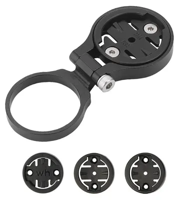 Imagen del producto de Soporte de aluminio para ciclocomputador, compatible con Garmin y Wahoo