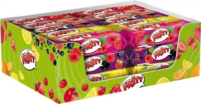 Produktbild von Fritt Frucht Kaustreifen Kaubonbon 30 Stück - NEU - 7-fach Sortierung