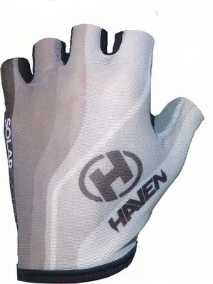 Produktbild von HAVEN Fingerlose Fahrradhandschuhe - SOLAR SHORT - Weiß M