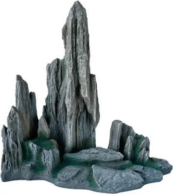 Productafbeelding van Aquariumdecoratie - Rotsblok - 27 x 15 x 29 cm - Zwart