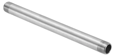Edelstahl-Rohrkupplung G1/2" Außengewinde, 250 mm Länge