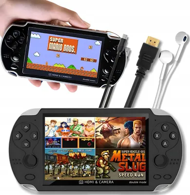 Obrázek produktu pro Přenosná retro konzole X7 více než 1000 her velký displej multimediální funkce