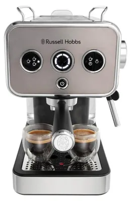 Produktbild von Manuelle Espressomaschine Russell Hobbs Distinction Titanium 26452-56, 1350 W, 1 l, 15 bar, silber