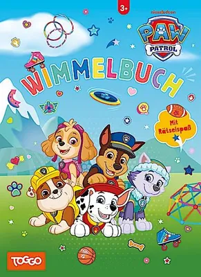 Obrázek produktu pro PAW Patrol Wimmelbuch mit Such- und Zählaufgaben, 5 Szenen, robust, 24 x 33 cm