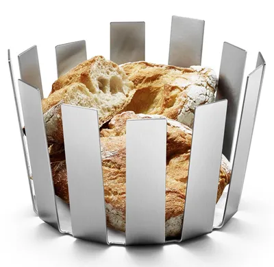 Produktbild von ZACK Edelstahl Brotkorb Servierschale TOSTO, Obstschale, Geschenk, 30672