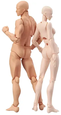 Immagine prodotto di Set di modelli mobili di manichini 2 pezzi per disegnare schizzi posa arte modello