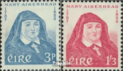 Produktbild von Briefmarken Irland 1958 Mi 138-139 (kompl.Ausg.) postfrisch Aikenhead