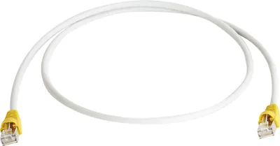 Immagine prodotto di Telegärtner RJ45 (cross-over) Networks Cable CAT 6A S/FTP 2.00 m Grey Flame-retardant, incl. detent