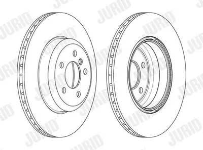 Produktbild von 2x JURID Bremsscheibe 563134JC für BMW 3 Touring (F31) 3 Limousine (F30 F80)