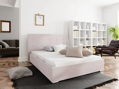 Obrázek produktu pro Manželská postel 180x200 FLEK 1 - růžová