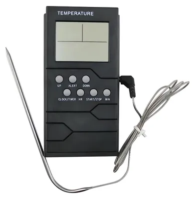 Image de Verk 07175 Thermomètre de cuisine avec sonde LCD
