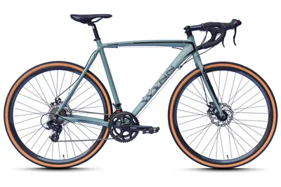Produktbild von WYNN Gravelbike Gravel 28 Zoll GRL1.0 grün Rahmenhöhe 58 cm Damen Herren 14 Gänge mech. Scheibenbremse