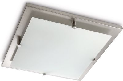 Massive 32116/17/10 Ceiling light, Wohn- und Schlafzimmer, matt verchromt, Metall, R7S, 2800 K warmweißes Licht, Halogen 230 V