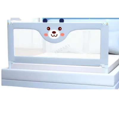 Obrázek produktu pro Postranice postele, nastavitelná výška, bezpečnostní design, 1 kus šedá 1,5 m