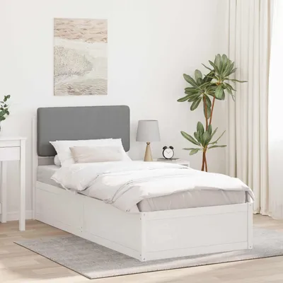 Immagine prodotto di Maison Exclusive - Letto con testiera imbottita Grigio chiaro 90 x 190 cm